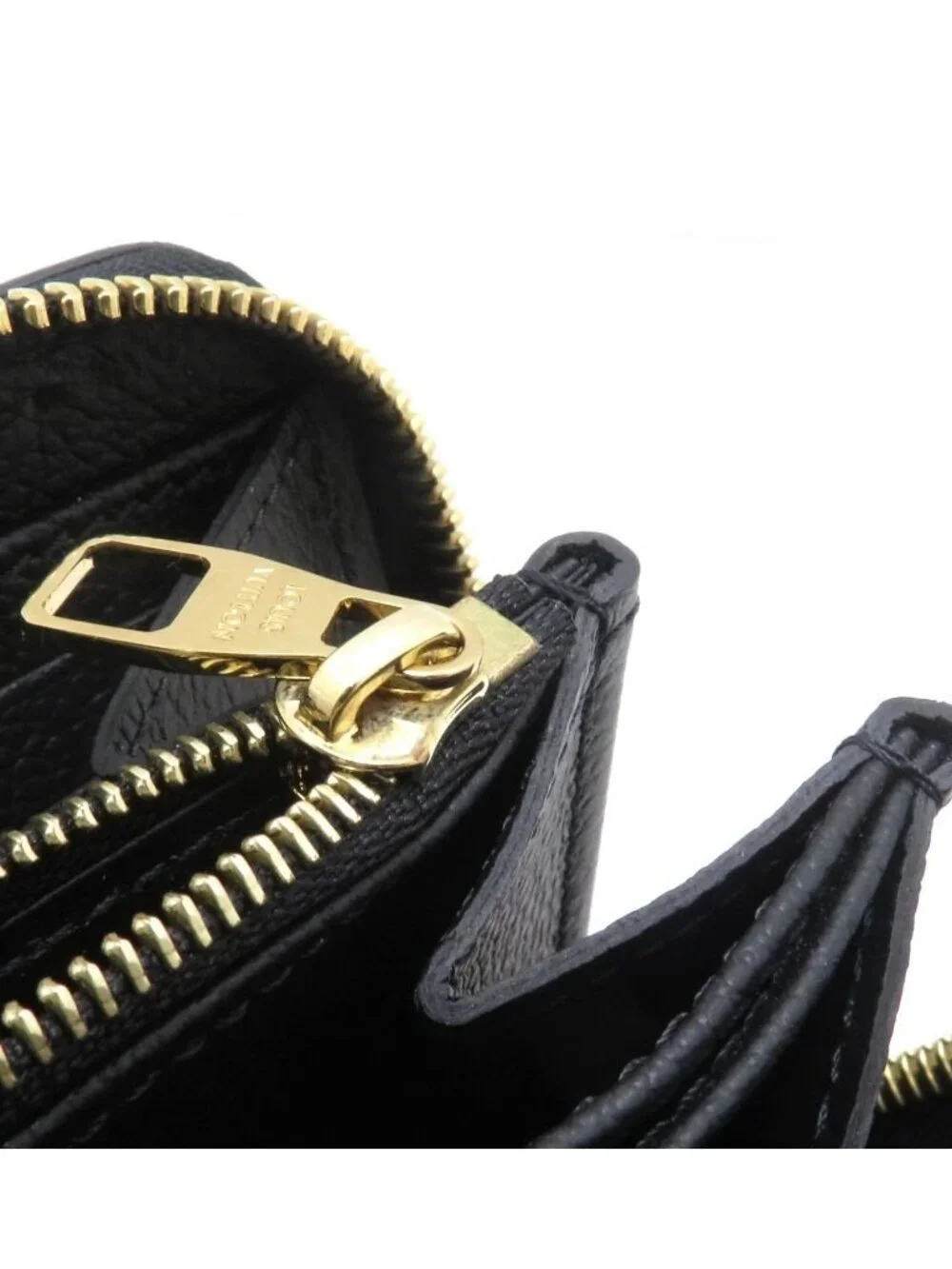 Louis Vuitton Zippy Wallet Monogram Empreinte Noir Bicolor